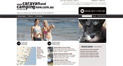 Desktop Screenshot of caravanandcampingnsw.com.au